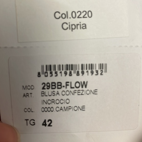 From Milan.  Size 42 Nenette Milano pink bodysuit new with tag - Picture 4 of 4